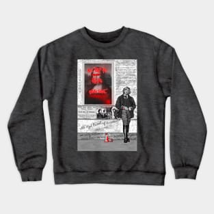 Oscar Wilde Graffiti Crewneck Sweatshirt